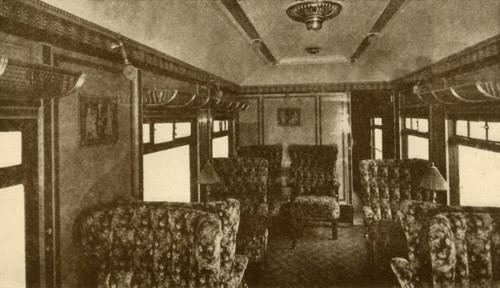 Interior of Pullman Car, "Marjorie", Southern Railway', 1930.