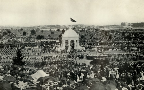 The Proclamation of the Commonwealth of Australia at Sydney on January 1st, 1901', c1930.