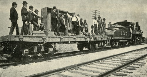 En Route To The Outdoor Studio', 1901.