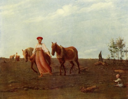In the Ploughed Field. Spring', 1820s, (1965).