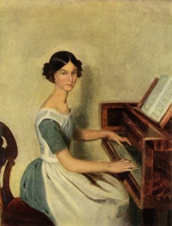 Portrait of Nadezhda Petrovna Zhdanovichova', 1849, (1965).