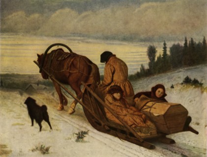 Accompanying the dead', 1865, (1965).