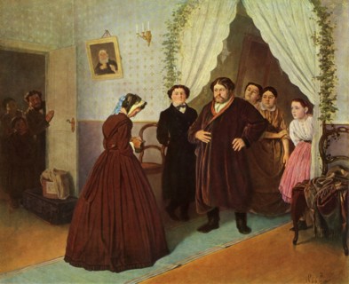 The Governess arrives at the Merchant's House', 1866, (1965).