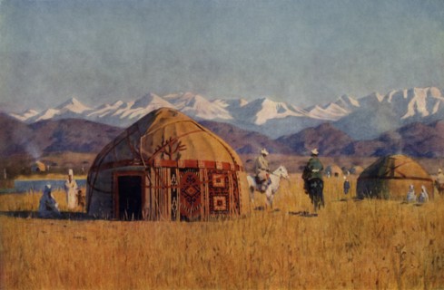 Kirghiz yourta by the River Chu', 1869-1870, (1965).