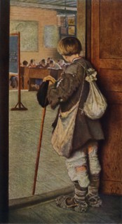 By the School Doors', 1897, (1965).