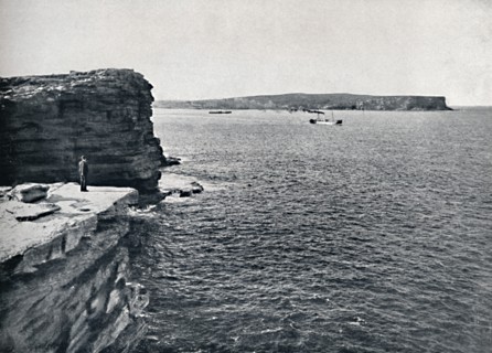 Sydney Heads, at the Gap at Watson's Bay, c1900.