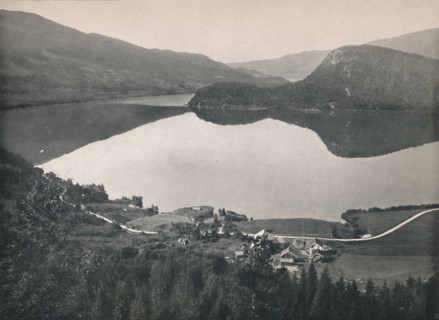 Ved Haverstingstunnelen, Bergensbanen', 1914.