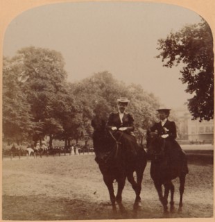 An Early Morning Ride, Rotten Row, Hyde Park, London, England', 1896.