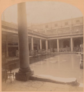 The old Roman Bath, Bath, England', 1900.