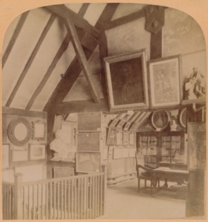 The Library in Shakespeare's House, Stratford-on-Avon, England', 1900.