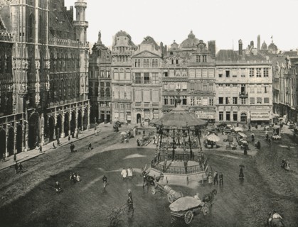 The Hotel de Ville, Brussels, Belgium, 1895.