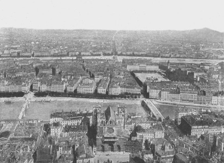 General view, Lyons, France, 1895.