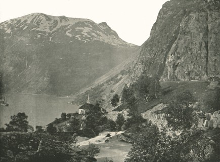 Merok, on the Geirangerfjord, Norway, 1895.