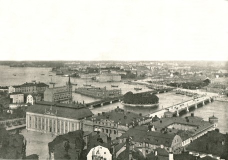 Panorama of Stockholm, Sweden, 1895.