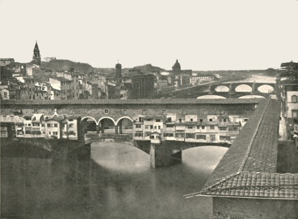 The Ponte Vecchio, Florence, Italy, 1895.