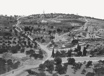 Mount of Olives, Jerusalem, Palestine, 1895.