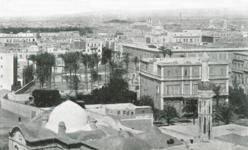 View of the city of Alexandria, Egypt, 1895.