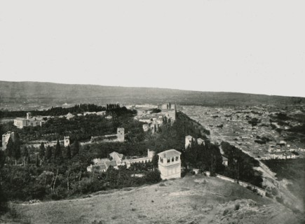 The city and the Alhambra, Granada, Spain, 1895.