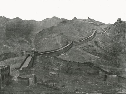 The Great Wall, Pekin', China, 1895.