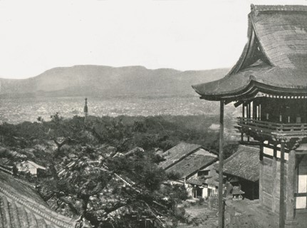 View from the hills, Kyoto, Japan, 1895.
