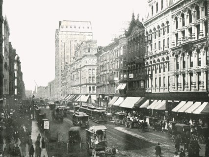 State Street, Chicago, USA, 1895.