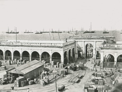 The Custom House, Veracruz, Mexico, 1895.