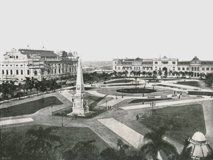 Plaza de la Victoria, Buenos Aires, Argentina, 1895.