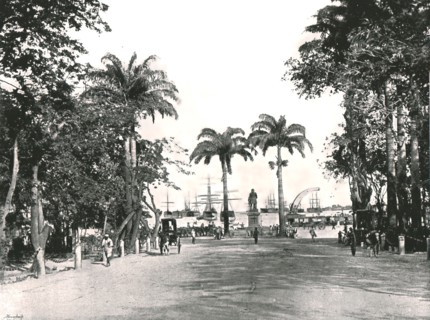 Place d'Armes, Port Louis, Mauritius, 1895.