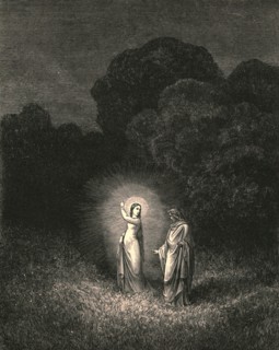 I, who now bid thee on this errand forth, am Beatrice', c1890.