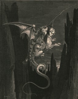 New terror I conceived at the steep plunge', c1890.