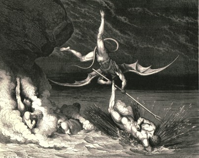 In pursuit he therefore sped, exclaiming; "Thou art caught"', c1890.