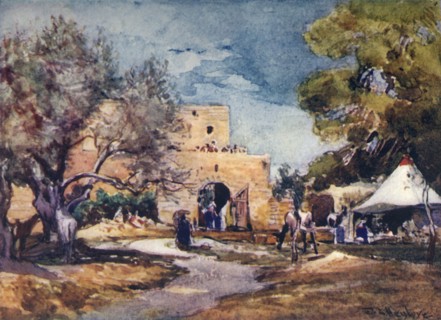 Medieval Building Outside the North Wall of Jerusalem', 1902.