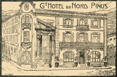 Facade De L'Hotel - Front of the Hotel', c1920s.