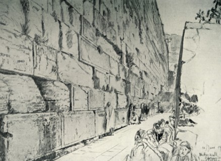 The Wall of the Wailing-Place', 1902.