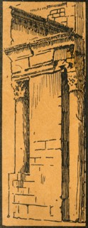 Le portique du Forum attenant a l'Hotel du Nord-Pinus', c1920s.