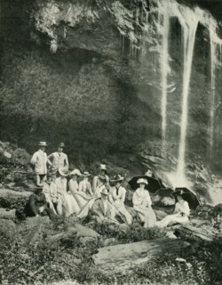 A Picnic Party at Maracas Falls, Trinidad, with Sir A. Moloney and Party', 1902.
