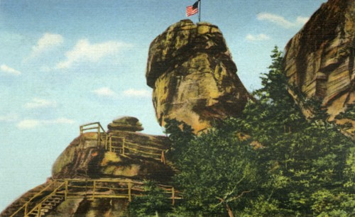Chimney Rock and Rock Pile, Western North Carolina', 1942.