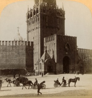 Spaski Voroto, Sacred Gate of the Kremlin,...Moscow, Russia', 1898.