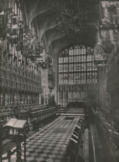 St George's Chapel, Windsor, 1910.