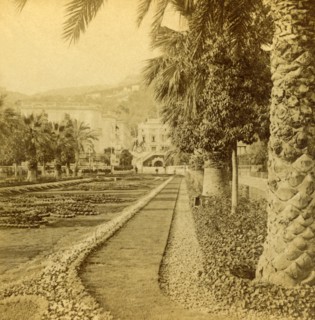 Monte Carlo, looking from the Casino', 1897.