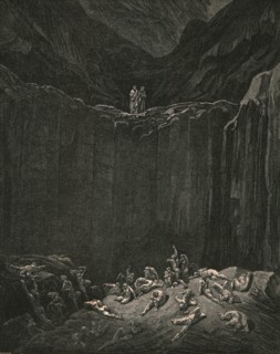 ...all-searching Justice, dooms to punishment the forgers', c1890.