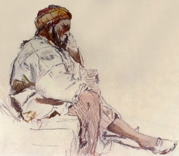 'Syrian Peasant Seated