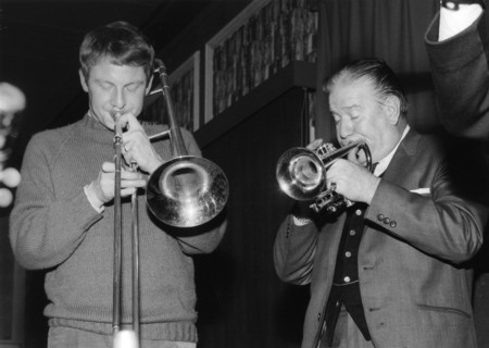 Wild Bill Davison, Roy Williams, Hitchin, Hertfordshire, 1967.