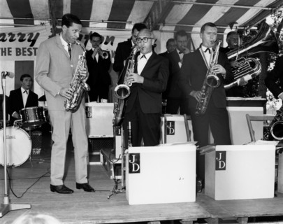John Dankworth, Vic Ash and Art Ellefson, West Wickham, Kent, 1964.