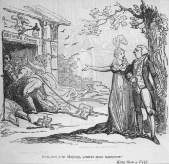 God, and your Majesty, protect mine innocence', c1820.