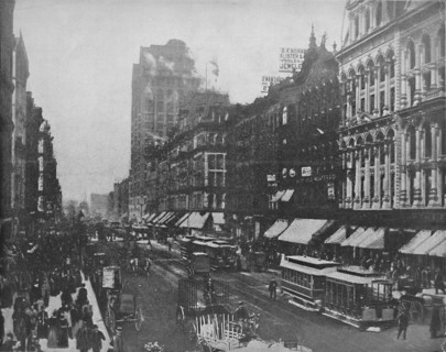 State Street, Chicago', c1897.