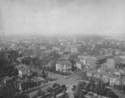 Sacramento, Cal., from the Dome of the Capitol', c1897.