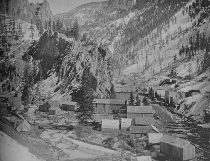 Mining Camp, Nevada', c1897.
