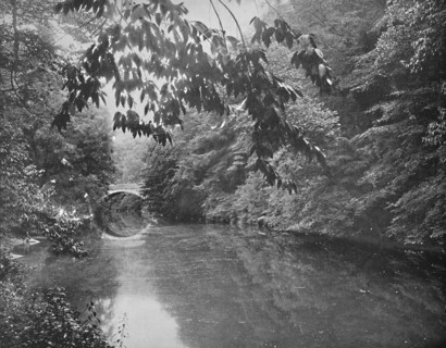 On Wissahickon Creek, Fairmount Park, Philadelphia', c1897.