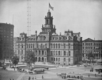 City Hall, Detroit, Michigan', c1897.